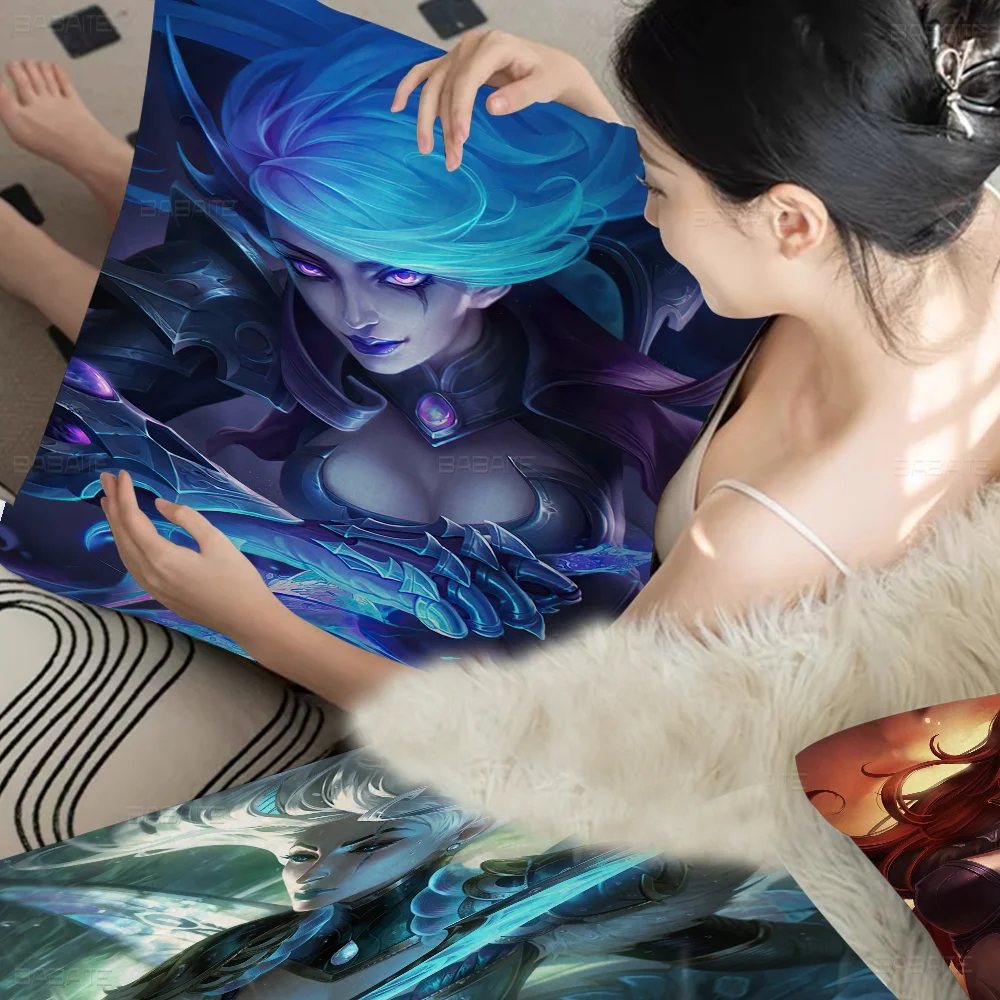 

League Of Legends Katarina Pillowcase Toon Gift Cushion Cover Bedroom Home Sofa Chair Seat Decor Pillow Case