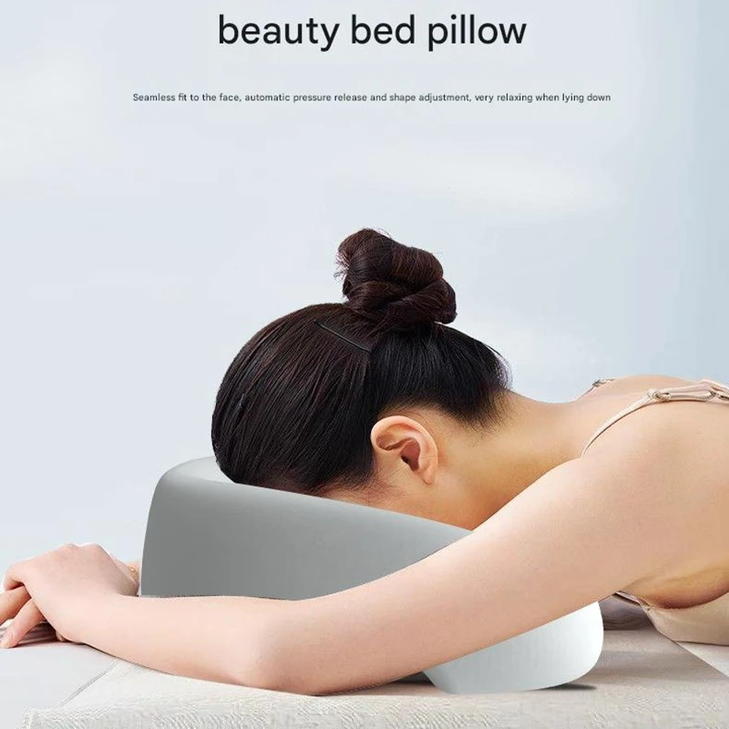 

SPA Pillow Memory Sponge Breathable Headrest Support Pillow Beauty Body Massage Face Pillow Facial Care Pillow