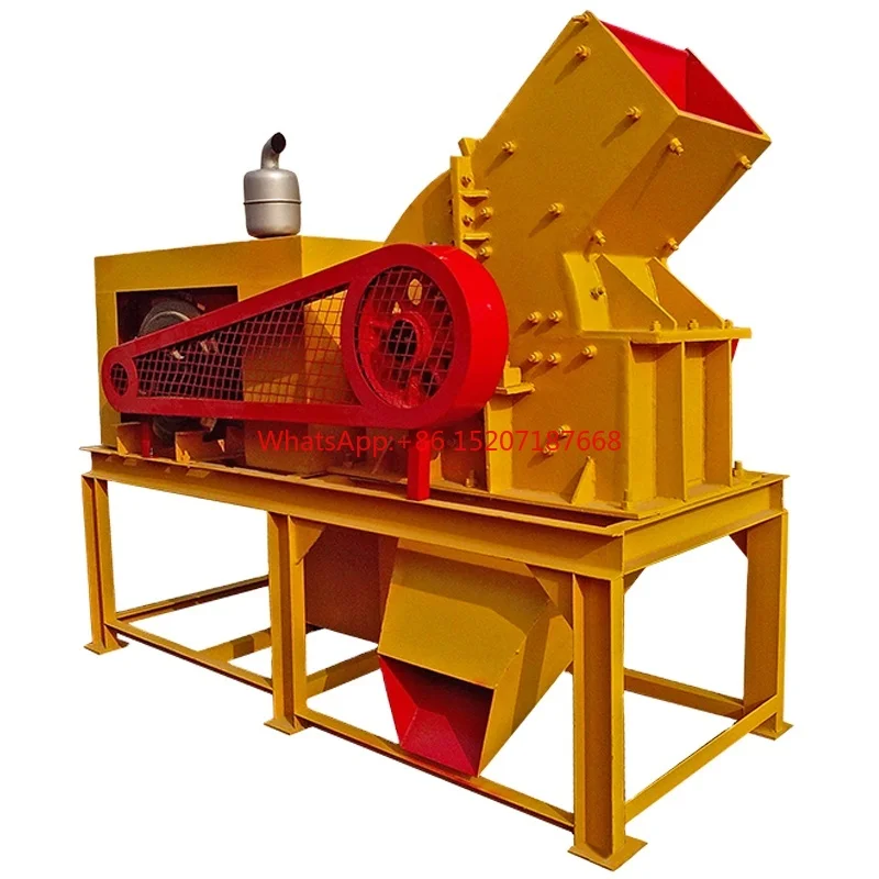 Coal Glass Gold Ore Rock Crushing Machine Double Stage Hammer Crusher