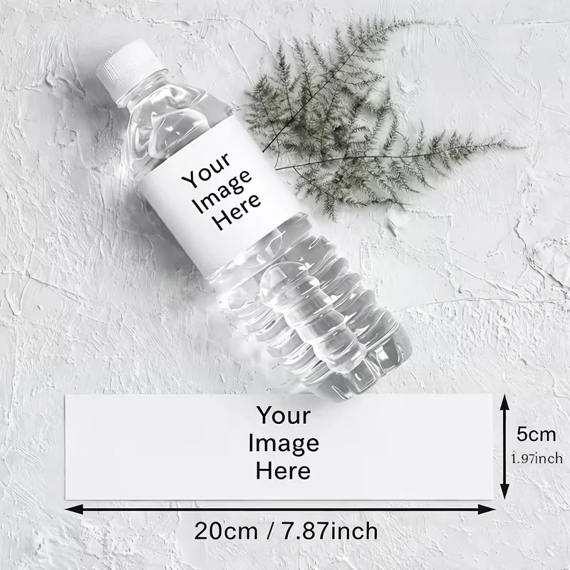 60/120PCS Custom Water Bottle Labels Personalized Name Date Stickers Wedding Bridal Baby Shower Birthday Party Favor Sticker Set