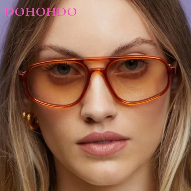 

Classic Double Bridges Pilot Women Sunglasses Luxury Brand Design Men Sunglass Outdoor Driving Travel Eyewear Lentes Mujer UV400