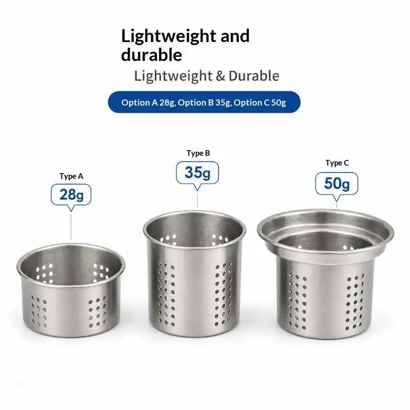 304 Stainless Steel Tea Infuser Reusable Fine Mesh Strainer Ideal for Cold Brew Hot Tea Mug Teapot