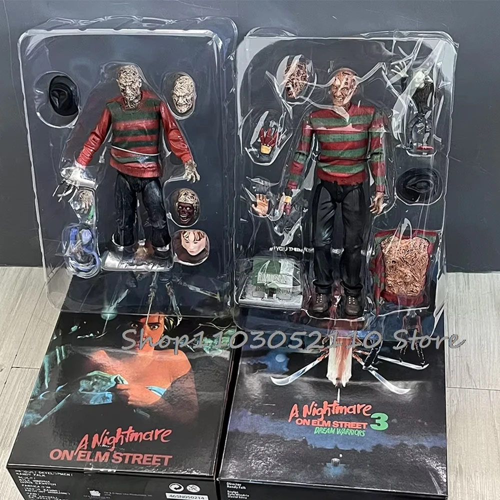 Freddy Krueger Actionfigur Trick R Treat Sam Figur Freddy's Revenge Horror-Modell Spielzeug Halloween Weihnachtsgeschenke