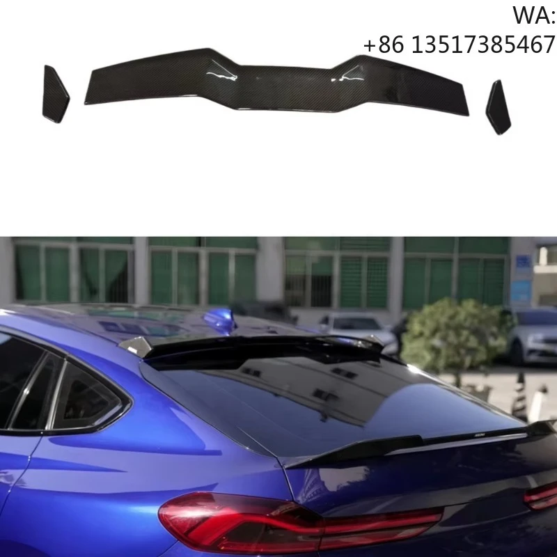 

Upgraded Body Kit with Aul Style Dry Carbon Fiber Roof Spoiler and Rear Spoiler for BMW X6M