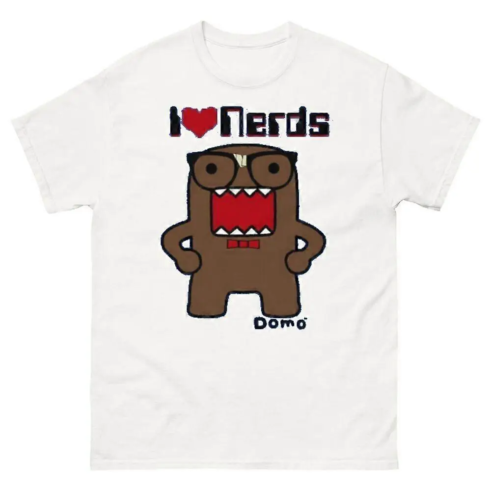 Domo Snacktime Girls T-Shirt Unisex Best Sellers Digital Printing Women Men Oversized Y2k Street Hip Hop High Quality Clothing