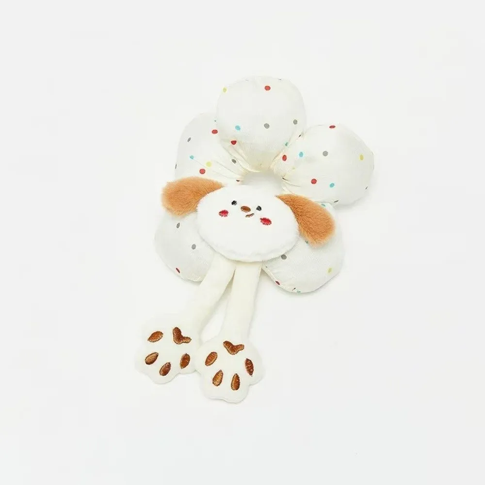 

Personalized Cartoon Animal Butt Hair Rope Cute Embroidery Cotton Filled Scrunchies Quirky Style Elastic Bun Rubber Bands Gifts