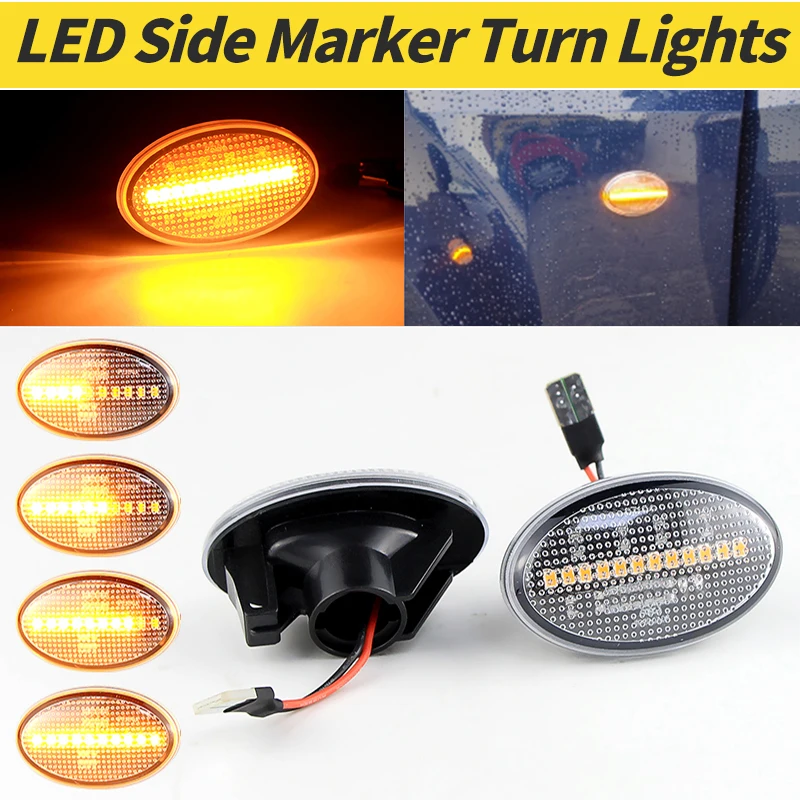 

2pcs Error Free Sequential Indicator Side Fender Flashing Lamp For Mercedes Benz Vito W639 03-14 Vito W639 14-20 OEM 6398200021