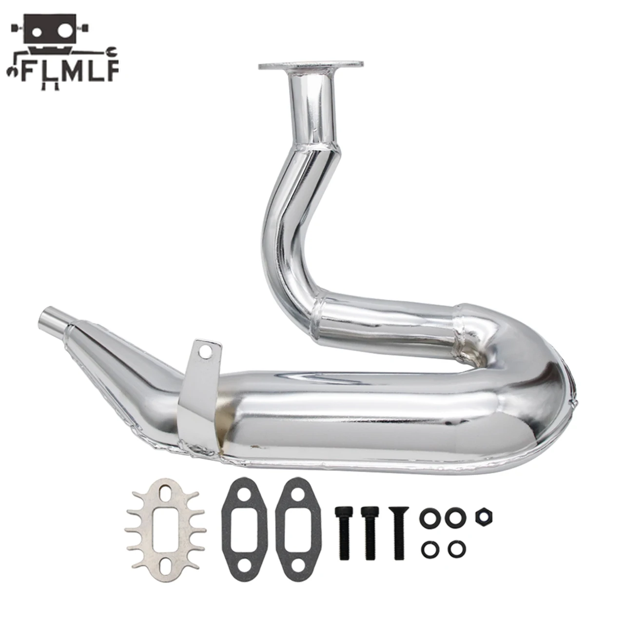Rc Car Exhaust Pipe or Muffler Pipe Kit for 1/5 HPI ROFUN BAHA ROVAN KM BAJA 5B 5T 5SC Truck Parts
