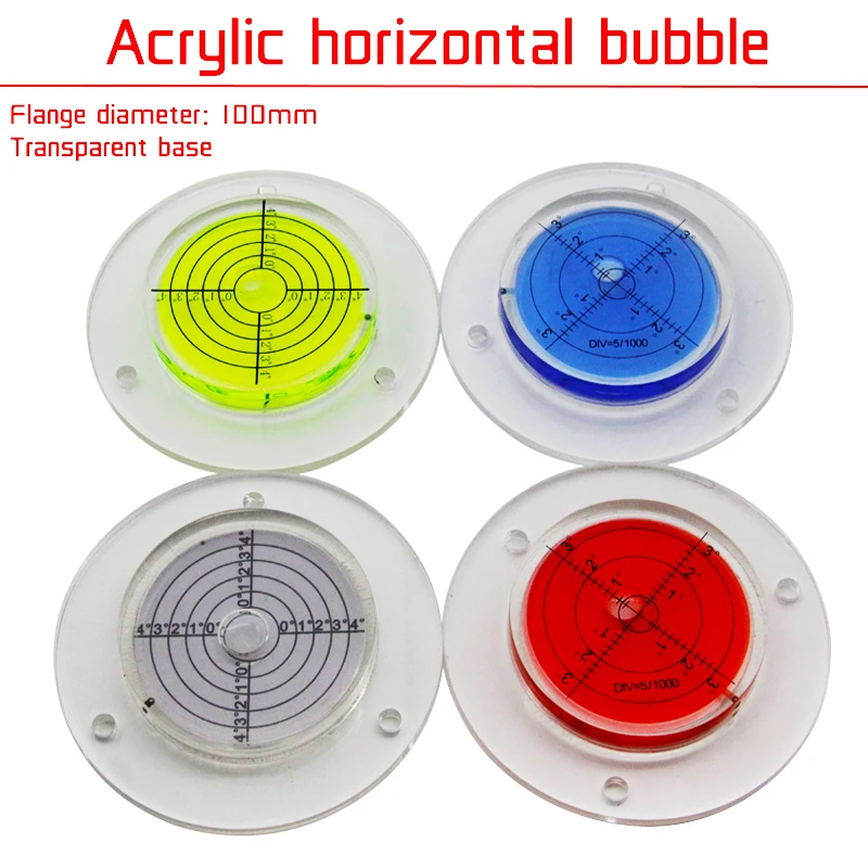 Акриловый горизонтальный пузырьковый высокоточный уровень портативный уровень Акриловый горизонтальный пузырьковый высокоточный уровень портативный уровень