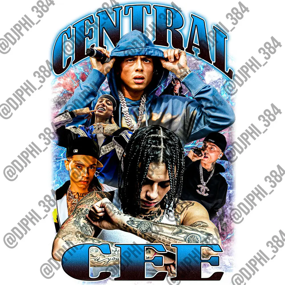 CUSTOM T SHIRT CENTRAL CEE RAPPER MUSIC HIP HOP R&B VINTAGE TEE ARTIST POP