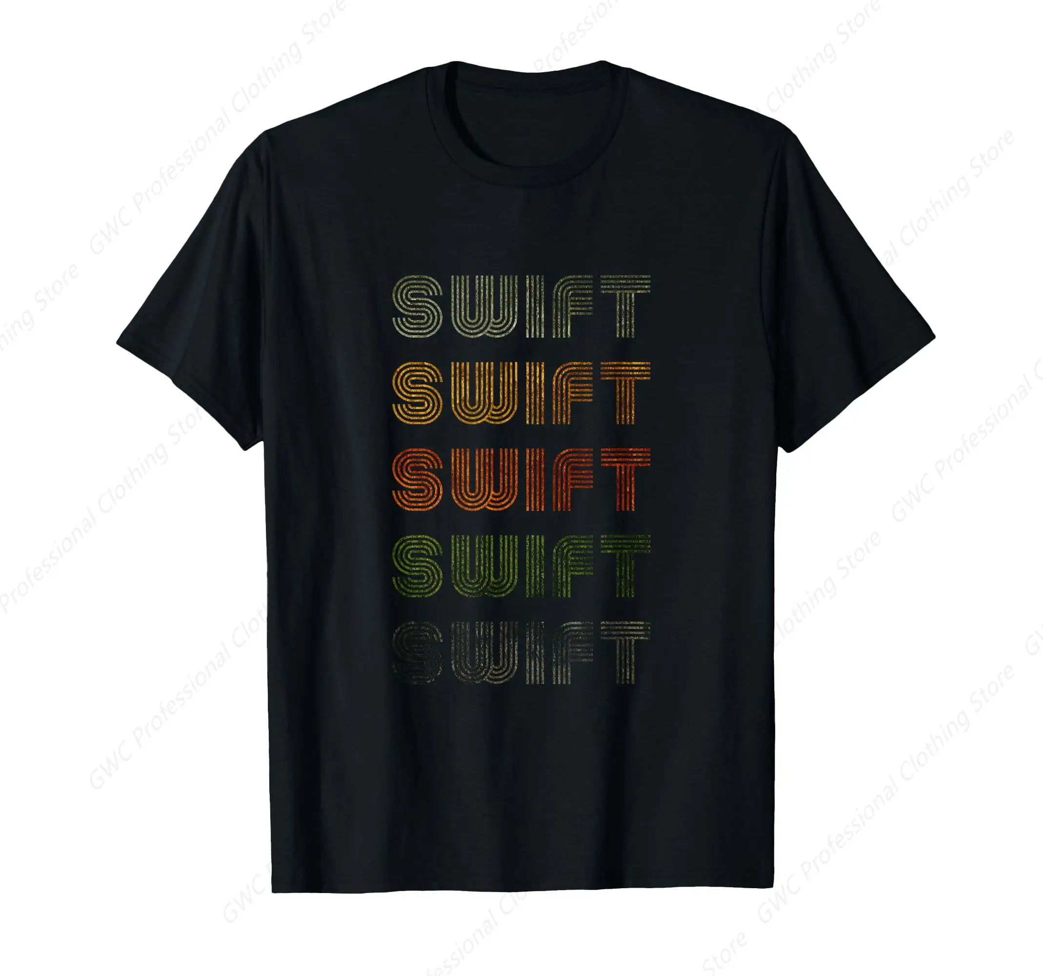 Love Heart Swift Tee Grunge Vintage Style Black Swift T-Shirt Crew Neck Soft Fitted Tees S - 3XL Fresh Classic Basic Tshirts