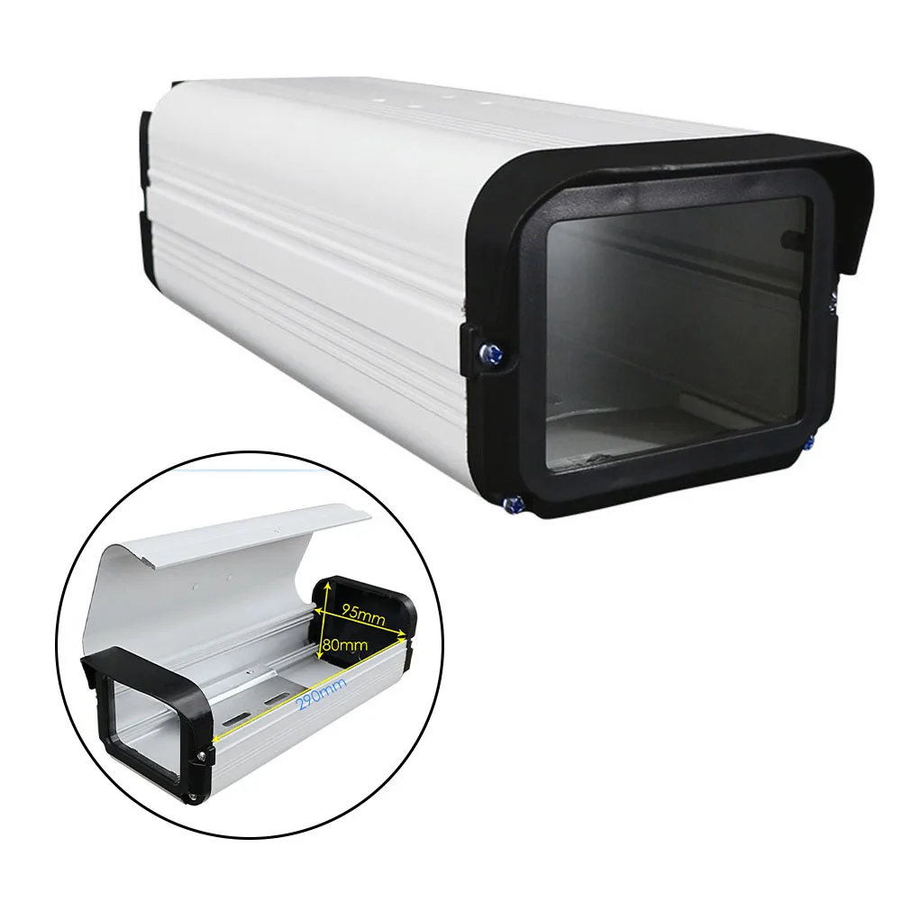 

For CCTV Security Camera Housing Aluminum Alloy Cover Weatherproof Outdoor Camera Box Camera Housing 32.5cm X 11cm X 9.5cm