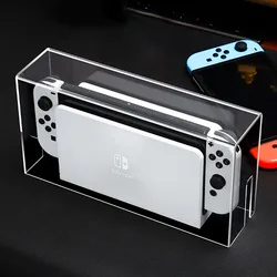Acrylic Hard Covers Switch Oled Accessories Display Box Host Dust Cover for Nintendo Switch NS Game Console Dock Protective Case