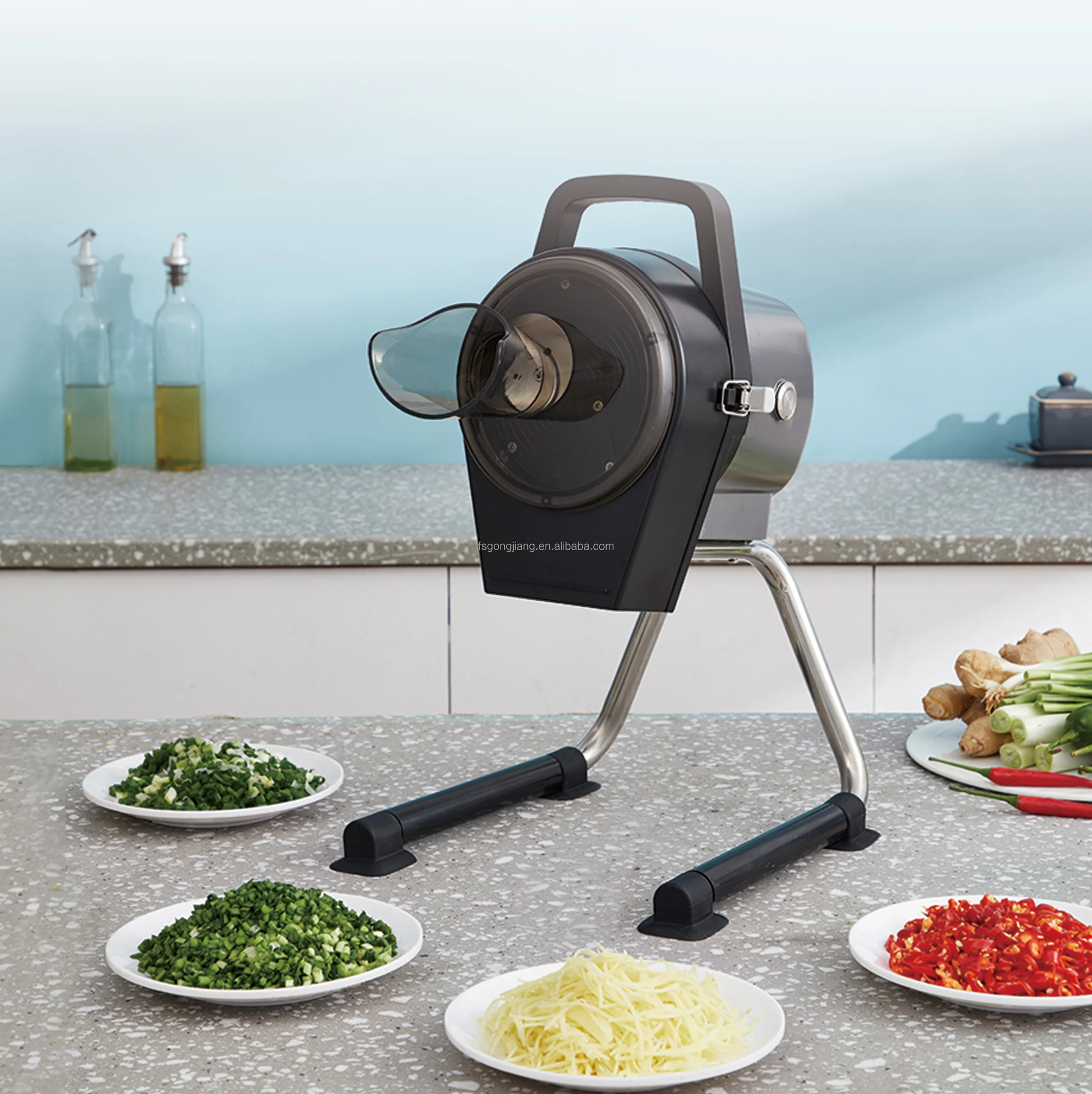 

Dice Cucumber Carrot Green Onion Vegetable Cutting Machine All In One Multipurpose Vegetable Cutter Machine For Home