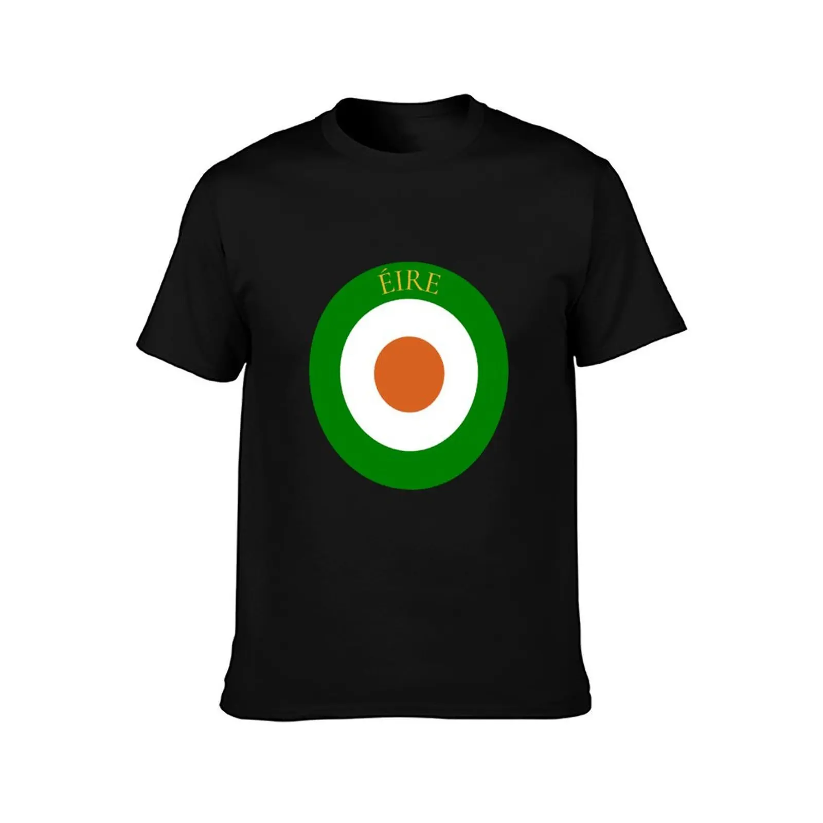 Ireland Flag Roundel T-Shirt Summer Casual Cotton Tee Oversized Streetwear Tops Vintage Graphic Print Loose Fit Short Sleeve