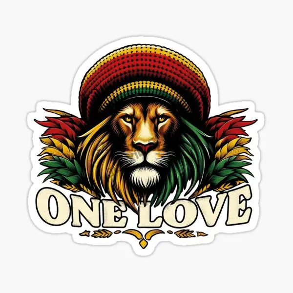 Retro ONE LOVE Car Sticker Car Window Bumper Motor Home Wall Vinyl Decals Exterior Auto Parts Creative Car Decoration