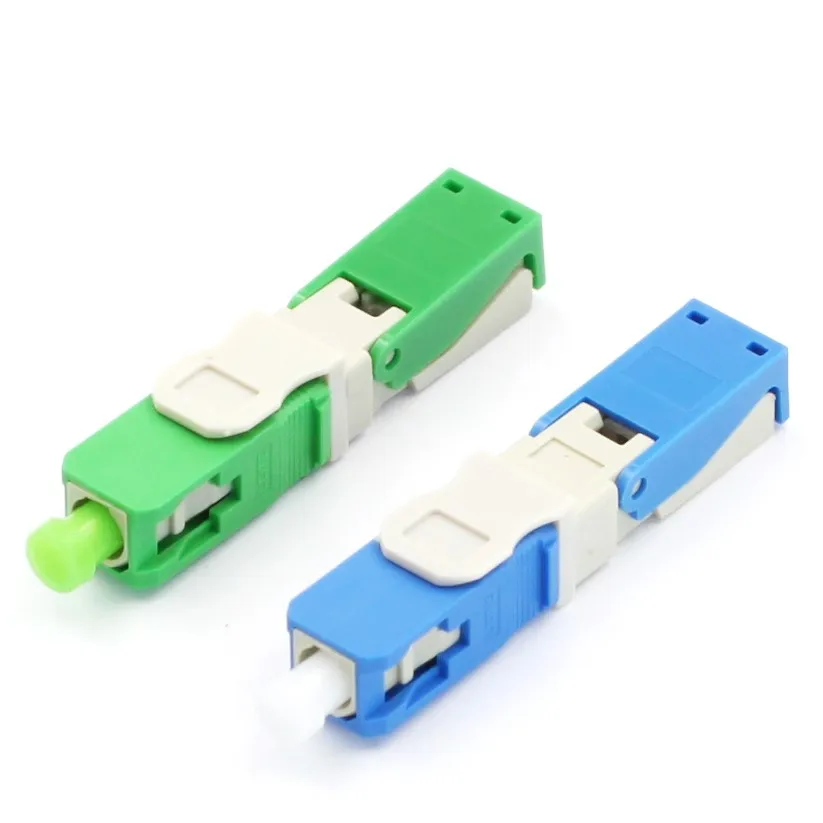 

SC UPC Fiber Optic Fast Connectors Single Mode SC APC Fiber Optic Quick Connectors Mechanical Adapter for FTTH CATV Network