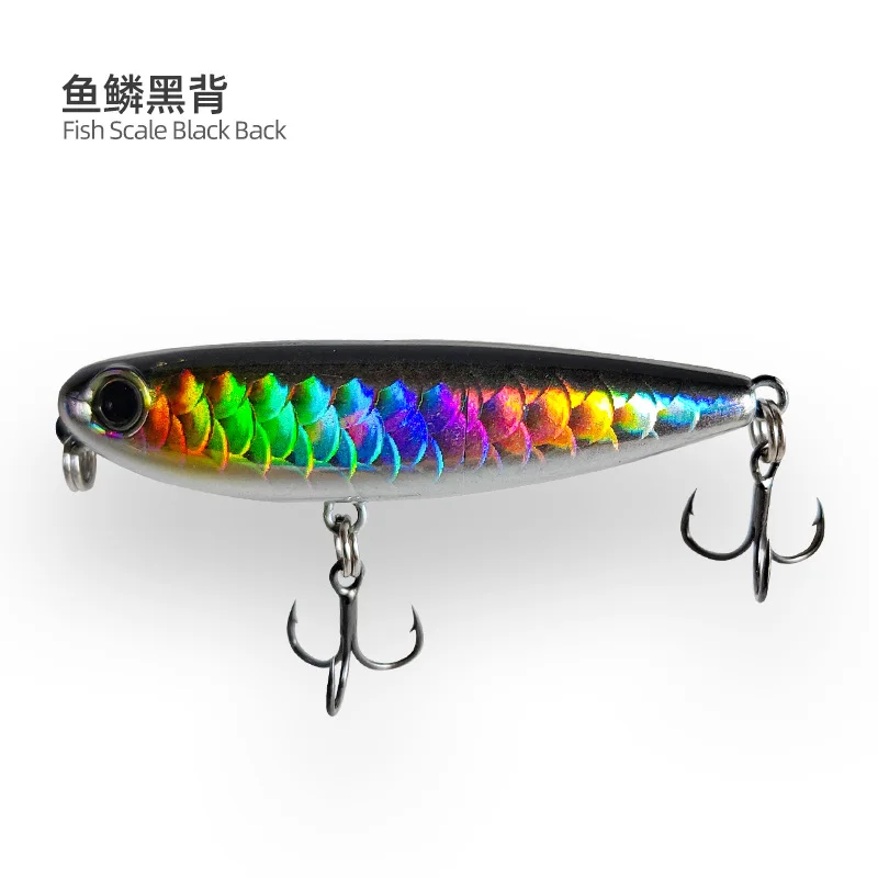 DUODUOYU 1PCS Neue Mini Schwimm Bleistift Angeln Locken 2,8g/50mm Kleine Spaziergang Hund Künstliche Salzwasser harten Köder Bass Fishing Tackle