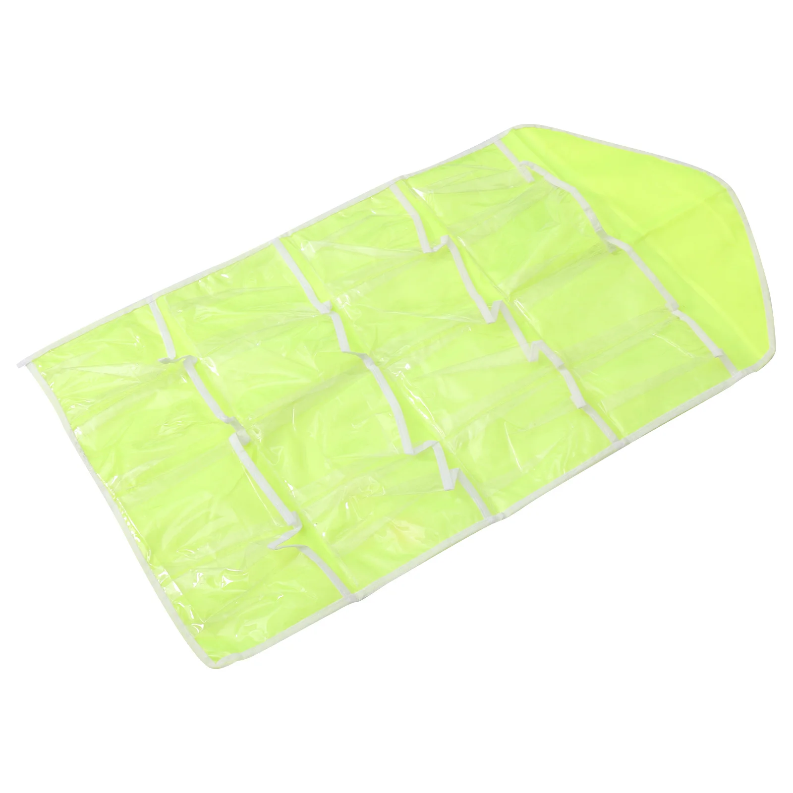 

16 Pockets Over Door Closet Organizer Hanging Storage Bag Clothes Underwear Bra Socks Sundries Holder Green Easy Installation