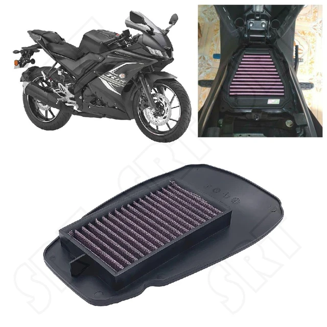 Fit for Yamaha YZF R15 YZF R15 V3 MT15 MT 15 2017 2018 2019 2020 2021 Motorcycle AirFilter Air Intake Cleaner Filter Replacement AliExpress