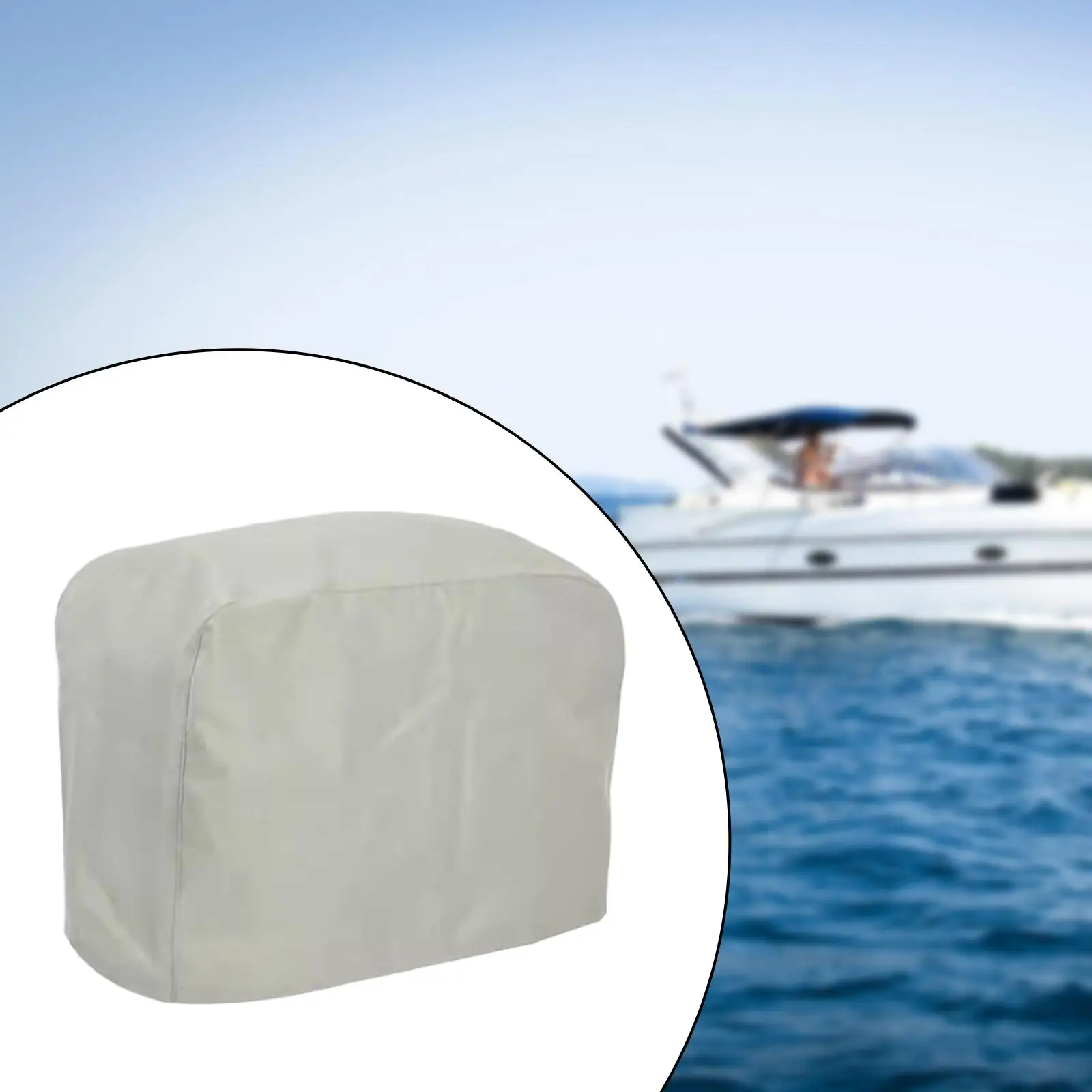 Outboard Motor Cover Waterproof Durable Oxford Cloth PVC Heavy Duty Portable