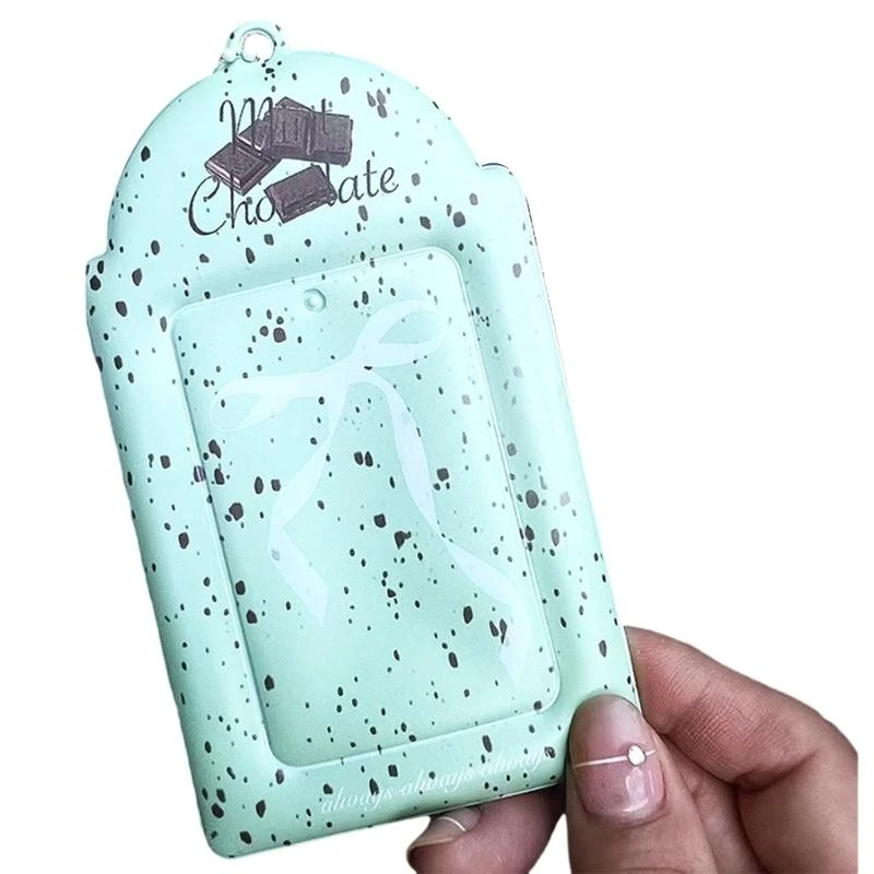 

J0MB Cartoon Photo Card Protective Sleeve Waterproof Plastic Photo Card Case