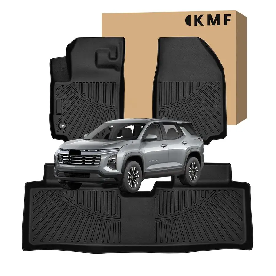 

Floor Mats for 2025 2026 Chevrolet Chevy Equinox Not EV Accessories GMC Terrain, All Weather TPE Waterproof Car Floor Liners Fro
