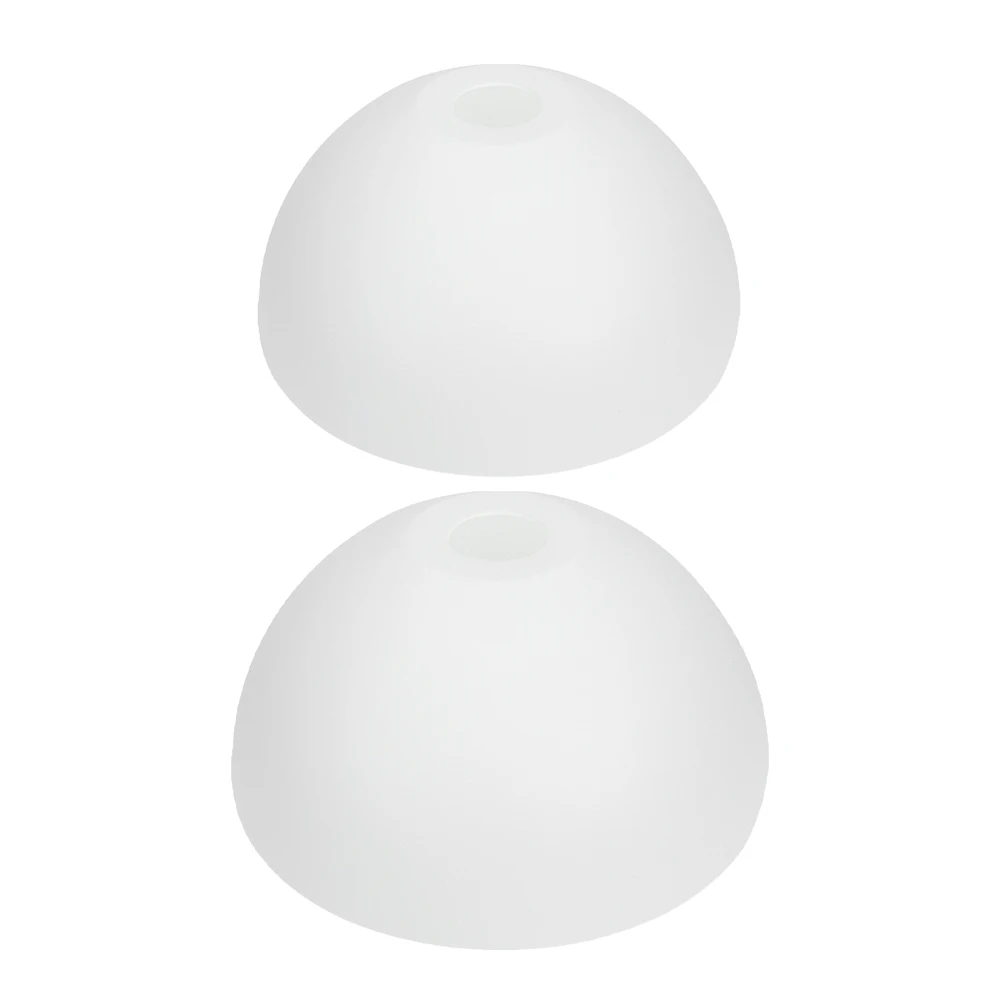

2pcs Mushroom Lampshade Plastic White Bowl Shade For Floor Table Lamp Replacement Pendant Ceiling Light Cover Dome Shape