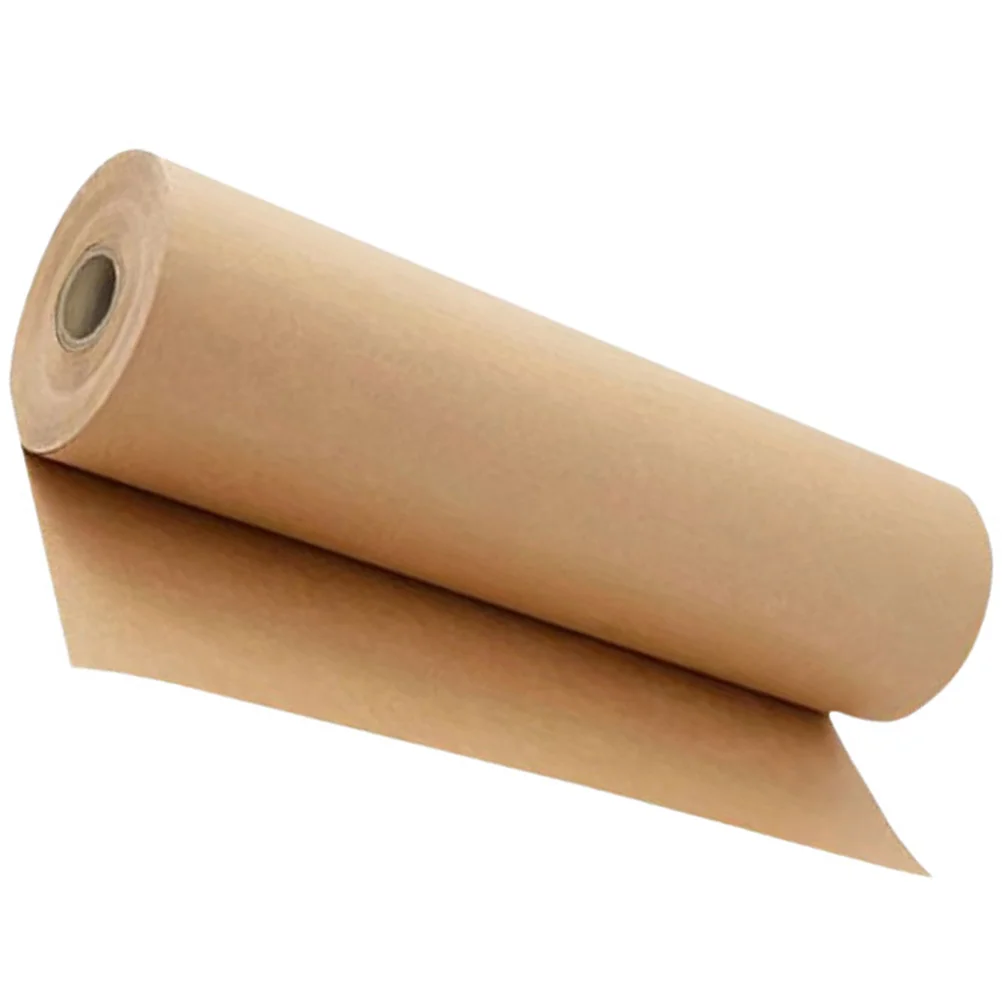 1 Roll of Wrapping Paper Craft Paper Brown Kraft Paper Roll DIY Crafts Making Paper butcher paper roll