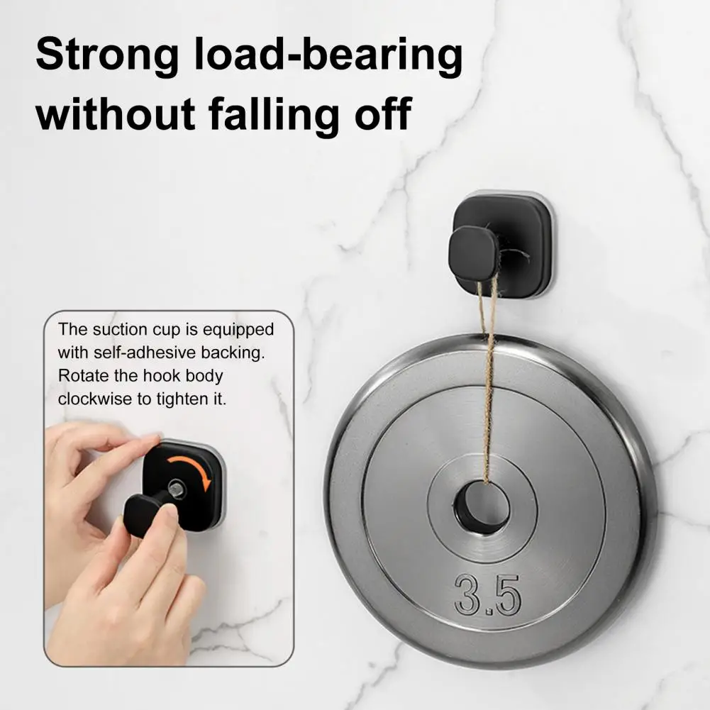 No Drill Suction Cup Hook Heavy Duty Stainless Steel Suction Cup Hook No Drill Bathroom Towel Hanger Front Door Wreath for Glass