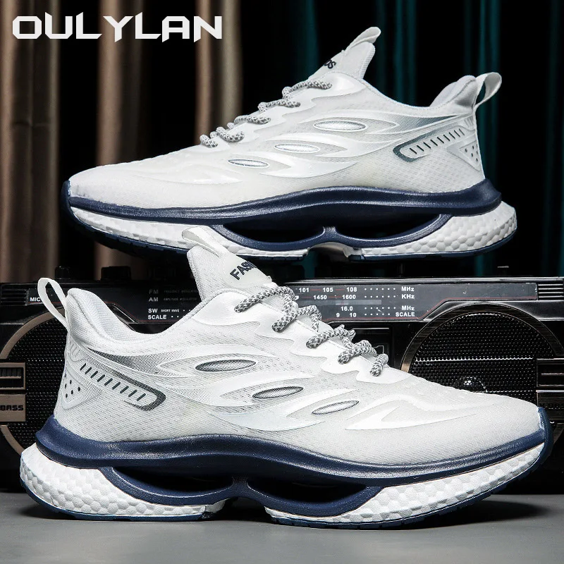 Oulylan NEW Running Shoes For Men Lightweight Breathable Mesh Soft Sneakers Women Outdoor Sports Tennis Walking Shoes