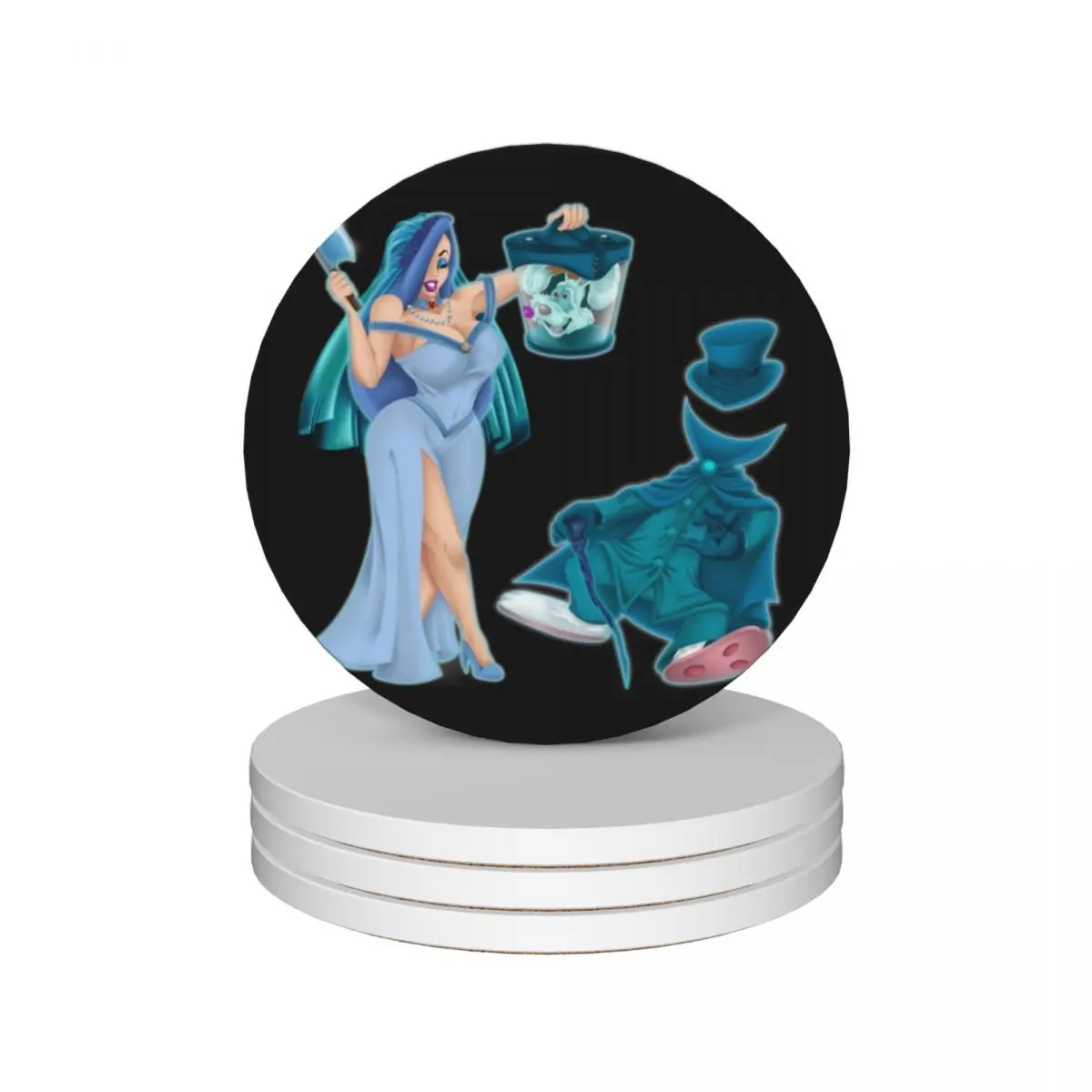 

Jessica rabbit art Ceramic Coasters (Set of 4) tea cup holder coffee mat for dishes Coasters