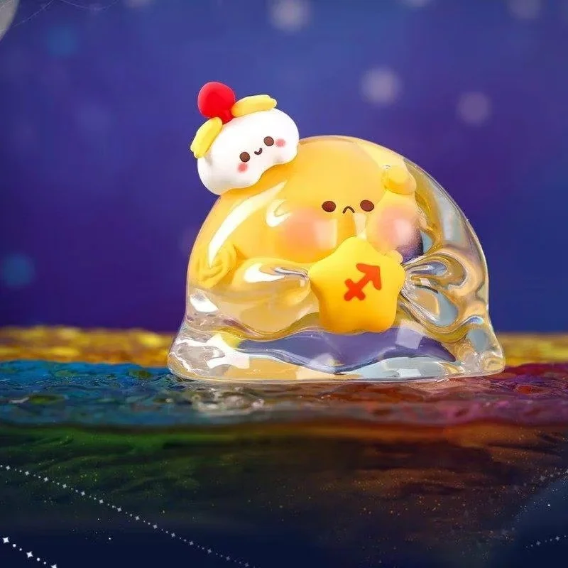 

Genuine Bubble Eggs Wishing Zodiac Signs Series Blind Box Cute Collection Desktop Ornament Fashion Trend Surprise Gift