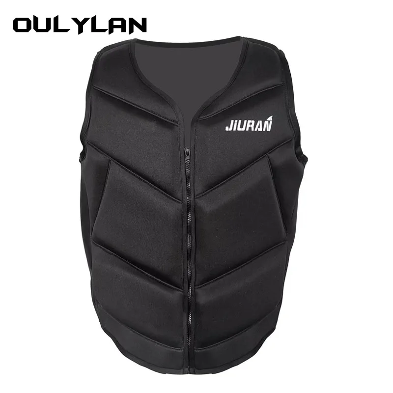 Oulylan Adult Kid Jacket Sport Life Vest Clothes Neoprene Life Jacket Fishing Vest Water Swim Skating Ski Rescue Boats Drifting