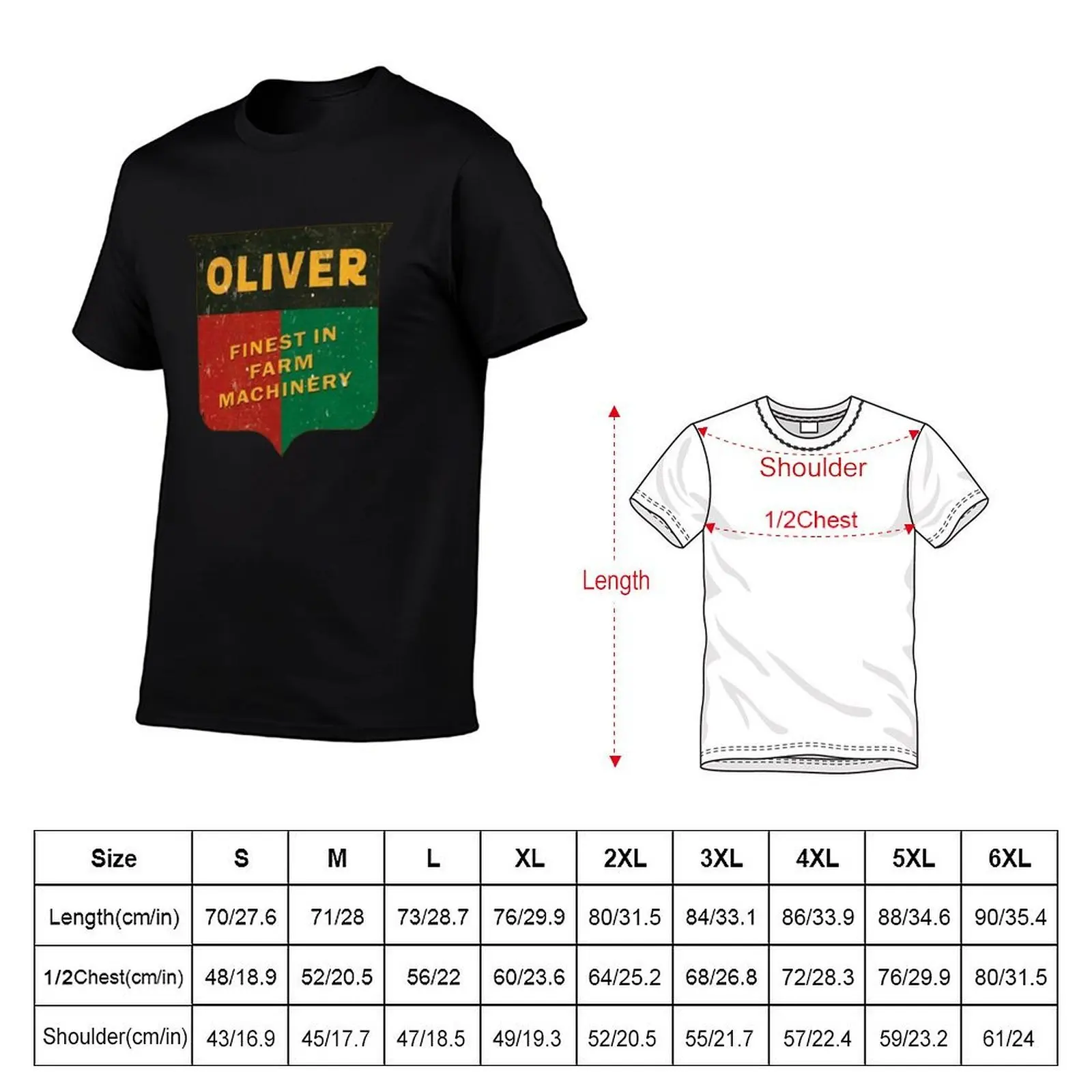 BEST SELLING - Oliver Farm T-Shirt man graphic t shirt cotton t shirt pack essential t shirt T-shirt