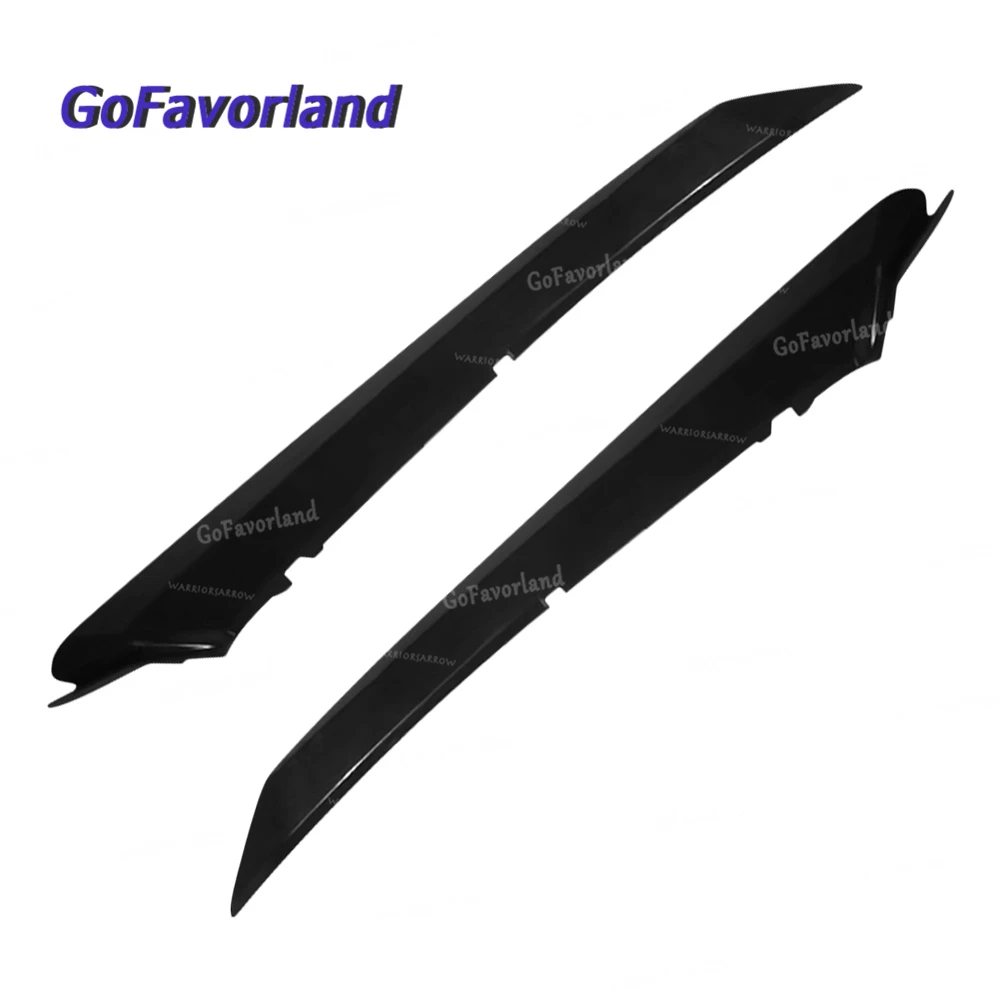 

Pair Front Left Right Side Bumper Grille Trim Molding Plastic Black 52713-06100 52712-06100 For Toyota Camry SE/XSE 2018-2023