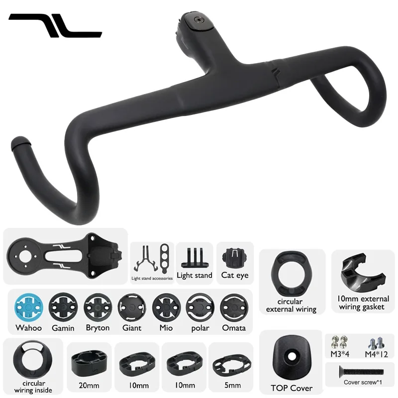 

Карбоновый руль для шоссейного велосипеда SES AR, диаметр крепления 28,6 мм, ширина 380-440 мм, внутренняя проводка, включает в себя велосипедные аксессуары.