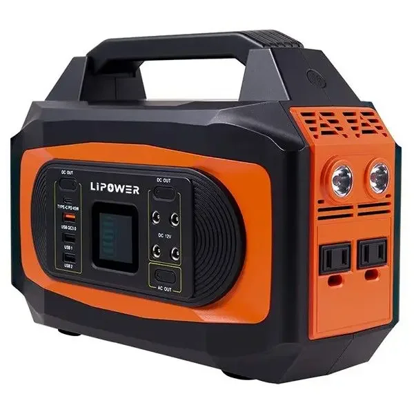 Power Station 500W 406wh Portable Power Station Lithium Battery Pack Outdoor Solar Rechargeable Mobile Power Supply