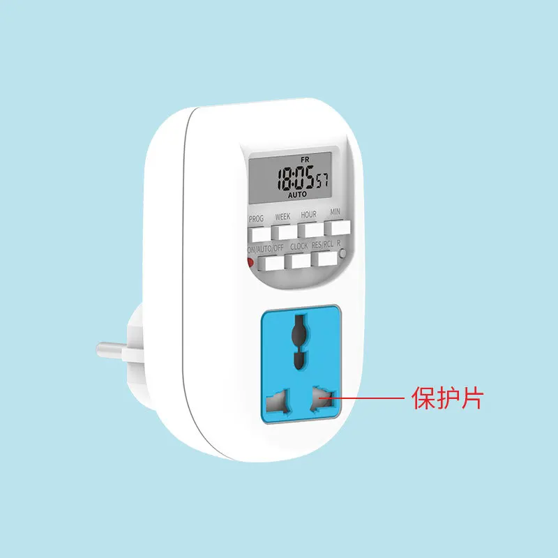 German Multi-purpose Socket, Timer Time Switch, Socket With Protector AL-06B