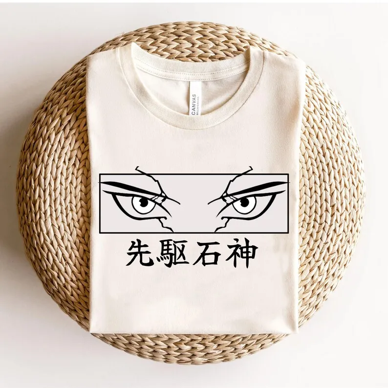 Super Popular Anime Print Series, Casual and Comfortable Retro Character T-shirt, Fashionable Trend, Home Preferred