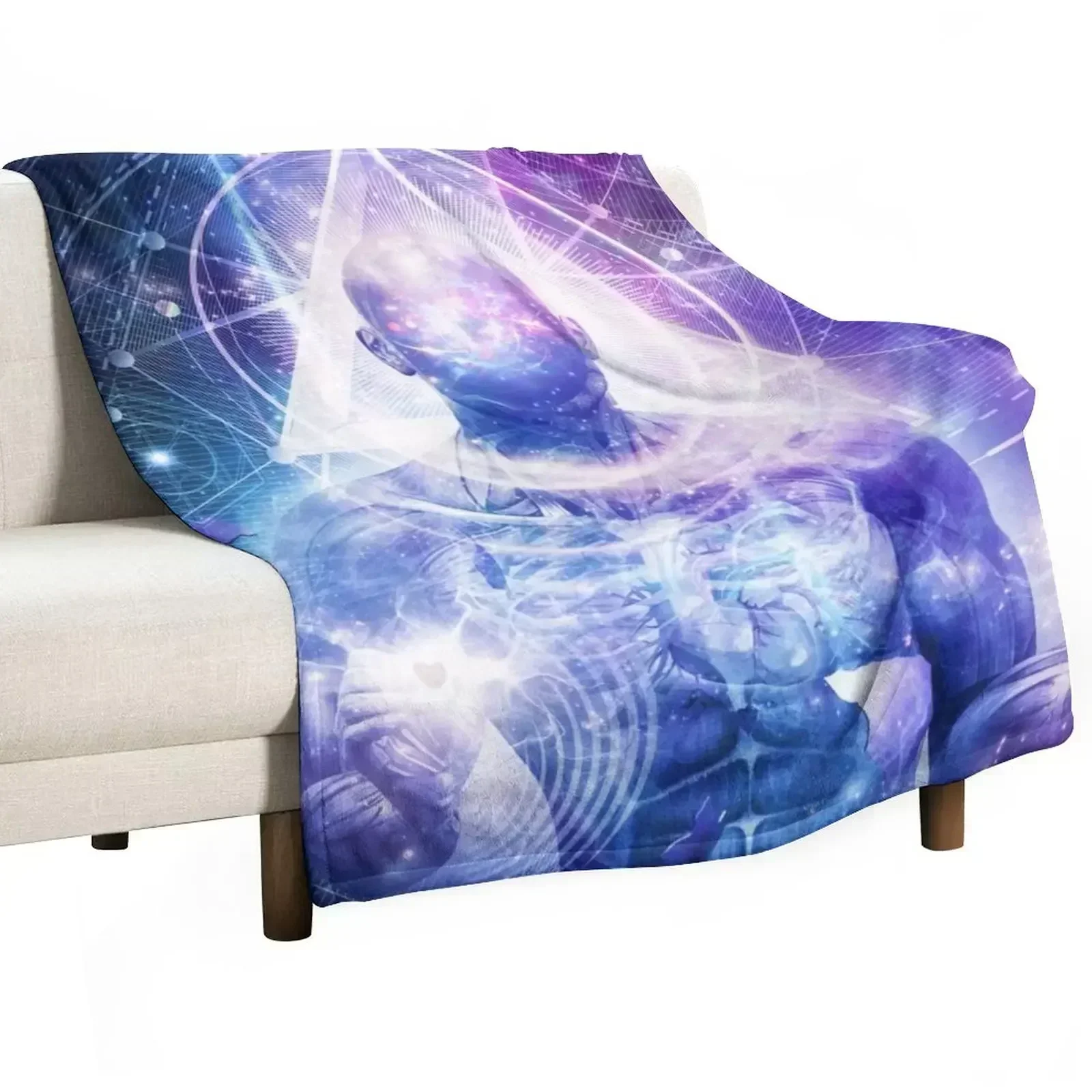 Mind Of Light Throw Blanket Vintage halloween Giant Sofa Furrys Luxury Thicken Stuffeds Blankets