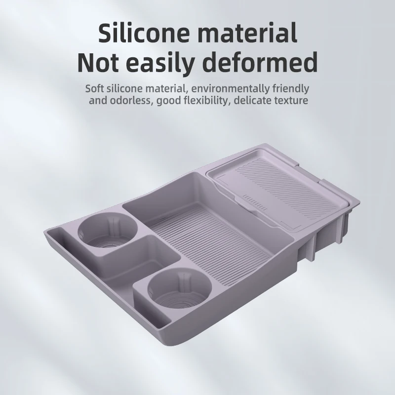 ل Roewe M7 RW M7 2025 2026 صندوق تخزين مركز مسند الذراع صندوق مخفي حامل الكأس المنظم الملحقات الداخلية #6