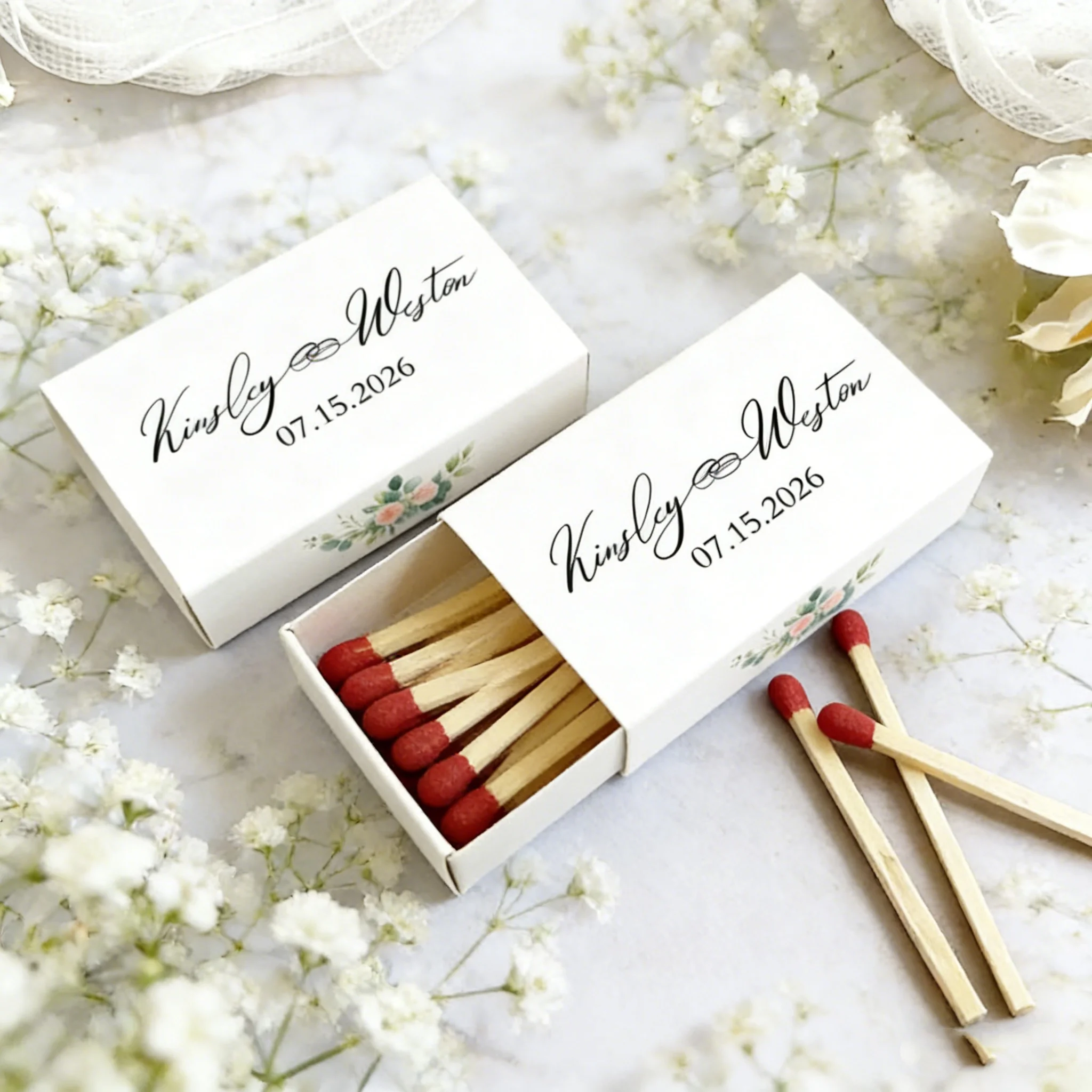 personalized-floral-wedding-matchbooks-elegant-bridal-shower-favors-custom-engagement-rehearsal-dinner-keepsakes
