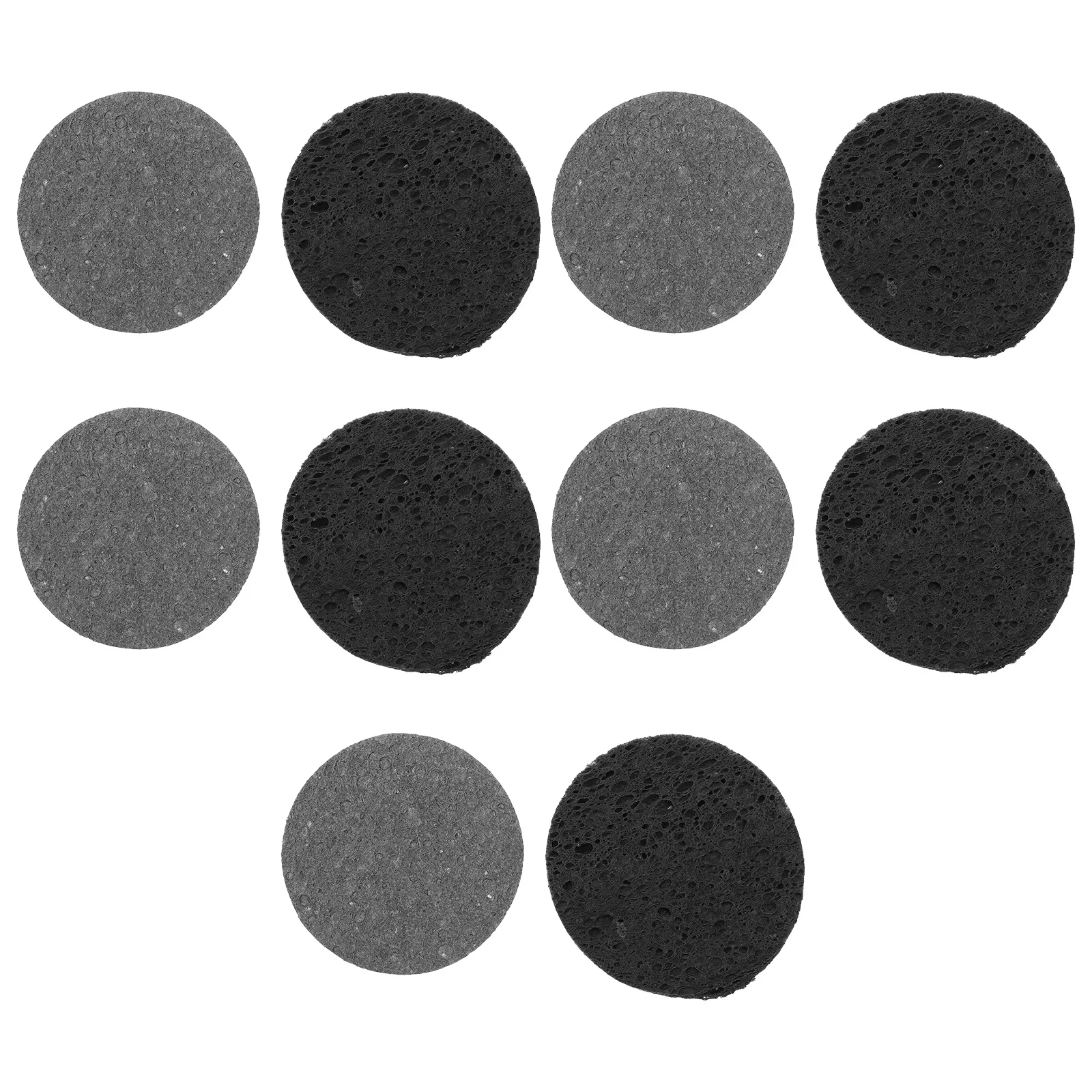 

10Pcs Facial Cleansing Sponges Natural Wood Pulp Round Makeup Remover Pads Gentle Exfoliating Face Wash Tool Sensitive Skin