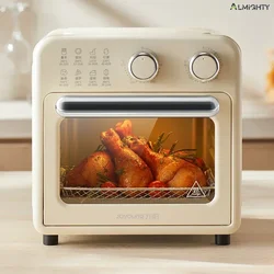 Household air fryer and electric oven. Visual. Large capacity. Integrated multifunctional baking machine. Air fryer oven.