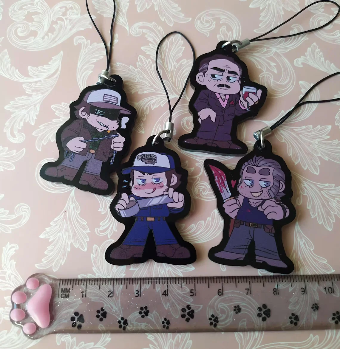 Набор брелоков Lil Horror Guys - Коллекционные брелоки с тематикой фильмов 