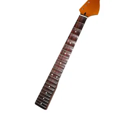 21 22 Frets Electric Guitar Neck Rosewood Scallop Fretboard Big Headstock Maple Glossy Paint Guitar Accessories Parts