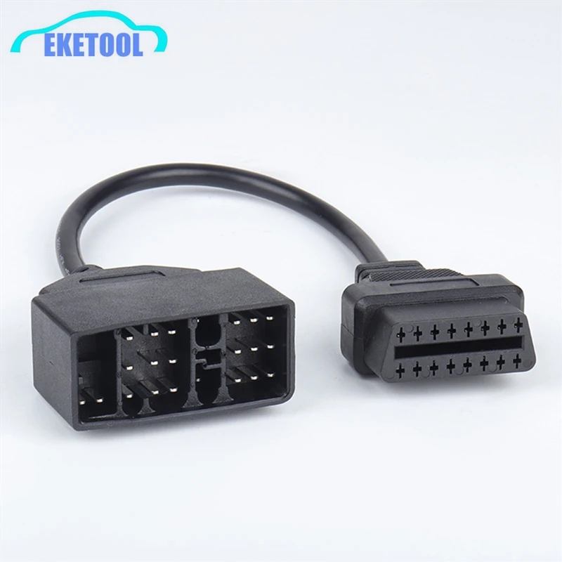 OBD OBD2 For Toyota 22PIN to 16PIN Diagnostic Cable Connector For Toyota OBD1 22Pin to OBD2 16Pin Female