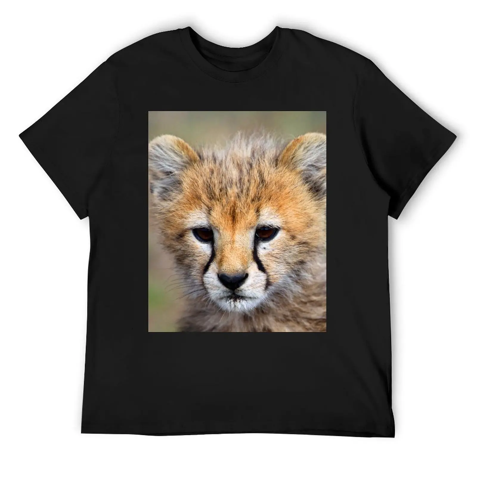 

Baby Cheetah T-Shirt gifts for boyfriend vintage t shirts oversized T-shirts for men cotton