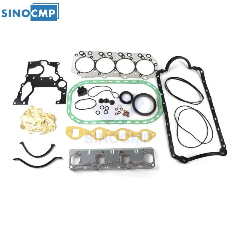 4JG1T Engine Gasket Kit&Oil Pumps&Bearing Sets 0.10 For CTL70 TL140 MTL20 Skid Steer Loader XG808 DH55 Excavator